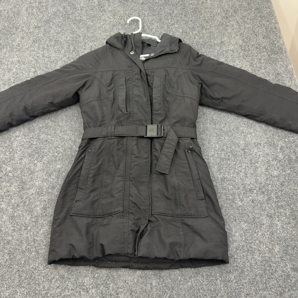 The North Face Parka Womens XS Black HyVent Down Insulated Puffer Jacket Outdoor